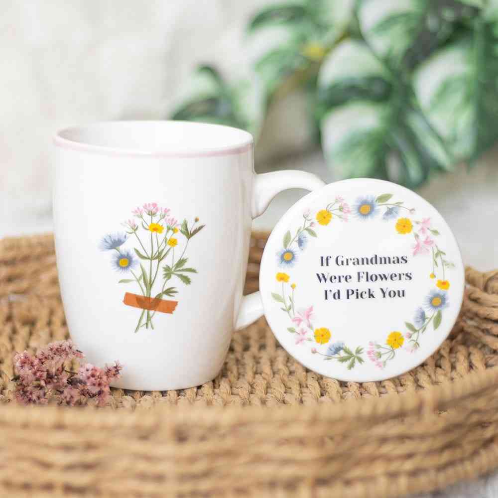 Something Different - If Grandmas Were Flowers Floral Mug and coaster set - Multicolours